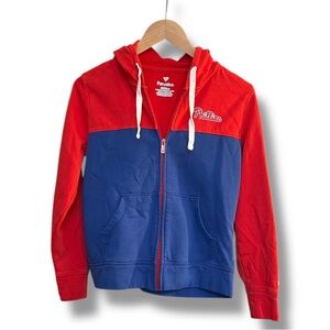 Fanatics Philadelphia Phillies Take the Field Colorblocked Hoodie Women'…